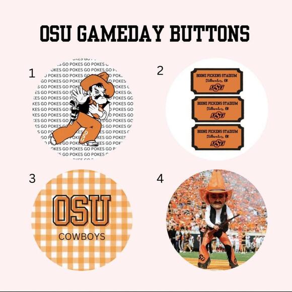 Osu game day buttons - Picture 1 of 1